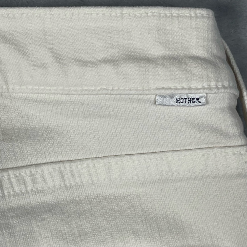 MOTHER White Ankle Crop Jeans - Picture 8 of 12